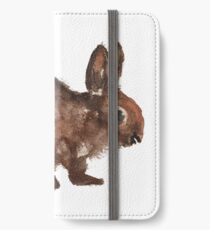Rabbit watercolour iPhone Wallet/Case/Skin