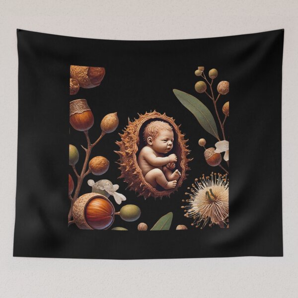 Item preview, Realistic Gumnut Babies Illustration Inspired by Australian Flora designed and sold by BogskyShop.
