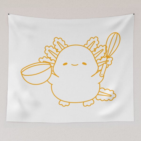 Item preview, cooking axolotl  designed and sold by broadwaygirl142.