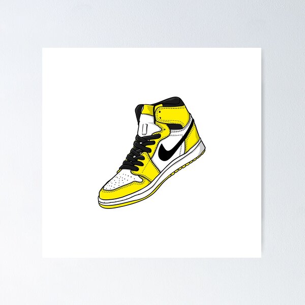 Artikel-Vorschau von Retro TAXI YELLOW Sneaker Sneakerhead - Retro High Shoe Lover Art, designt und verkauft von Zuriel Hargrove.