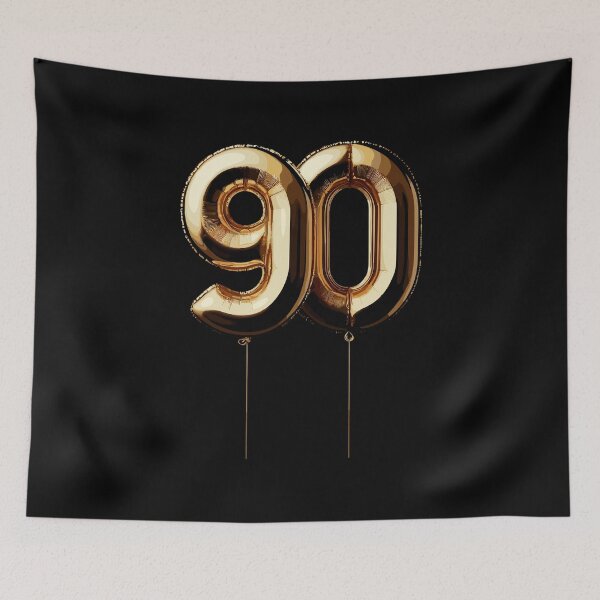 Item preview, 90 Years Gold Balloon Foil Balloon Gift designed and sold by Pineapple-Tree.