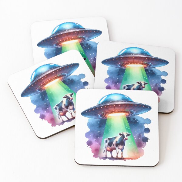 Item preview, Cute UFO and Cow Design designed and sold by Lola Mystique Boutique.