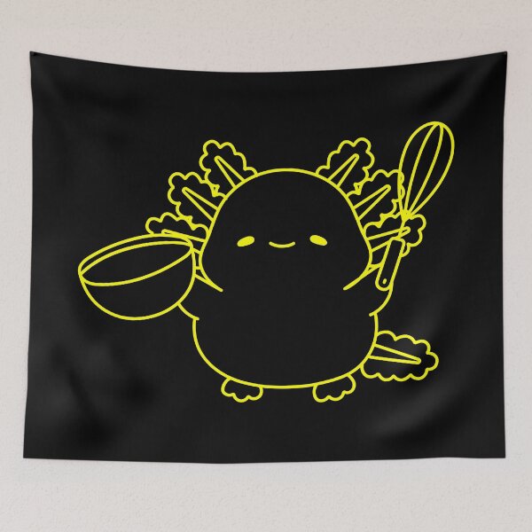 Item preview, cooking axolotl  designed and sold by broadwaygirl142.