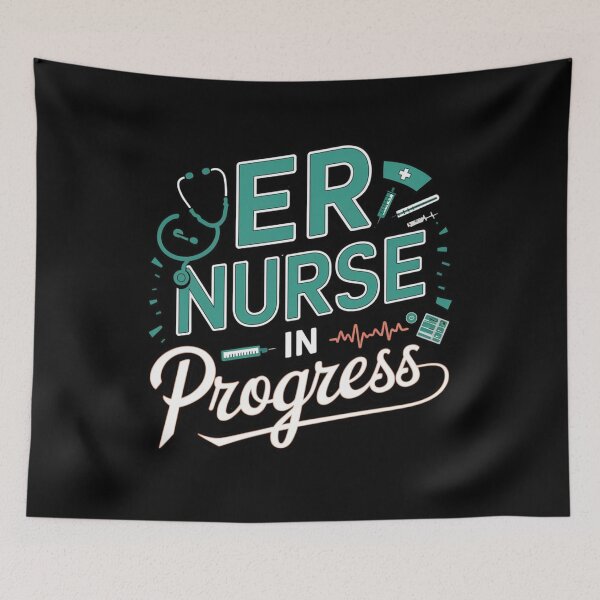 Item preview, ER Nurse In Progress . designed and sold by VibeTwist.
