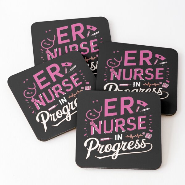 Item preview, ER Nurse In Progress – Future Hero in Action designed and sold by VibeTwist.