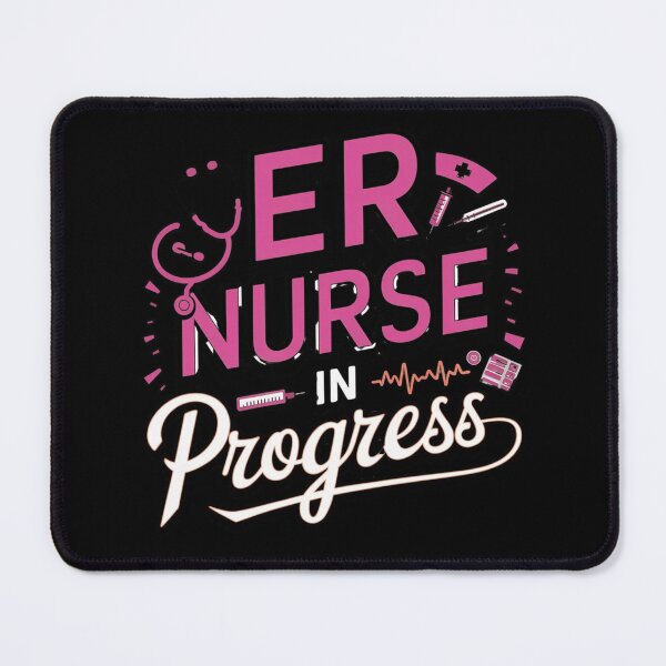 Item preview, ER Nurse In Progress – Future Hero in Action designed and sold by VibeTwist.