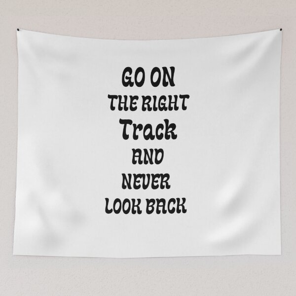 Item preview, Go on the right track and never look back  designed and sold by Karim-Karem.