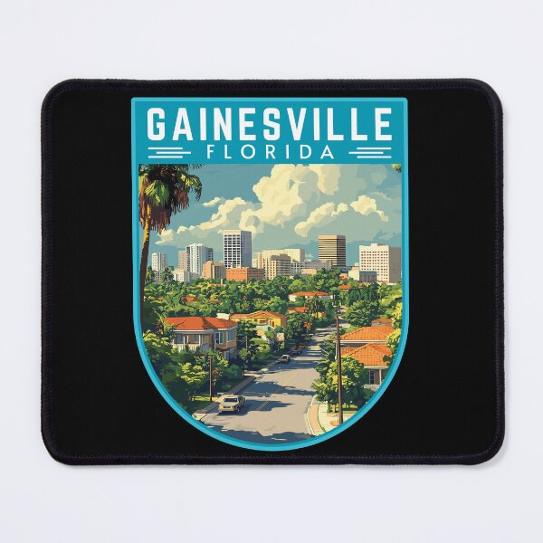 Item preview, Gainesville in Florida, USA Travel Badge designed and sold by MaateoDesign.
