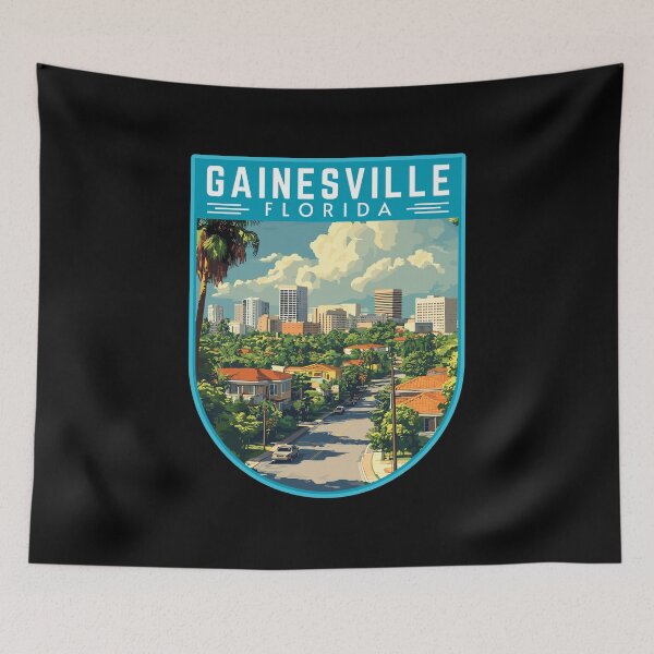 Item preview, Gainesville in Florida, USA Travel Badge designed and sold by MaateoDesign.
