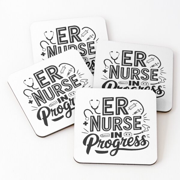 Item preview, ER Nurse In Progress - healthcare hero designed and sold by VibeTwist.