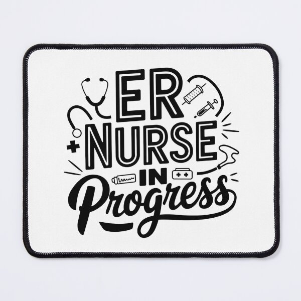 Item preview, ER Nurse In Progress - healthcare hero designed and sold by VibeTwist.