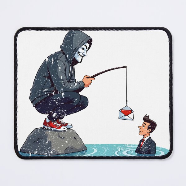 Item preview, Phishing Expedition – Hook, Line, and Cybercrime designed and sold by ImaginPictura.