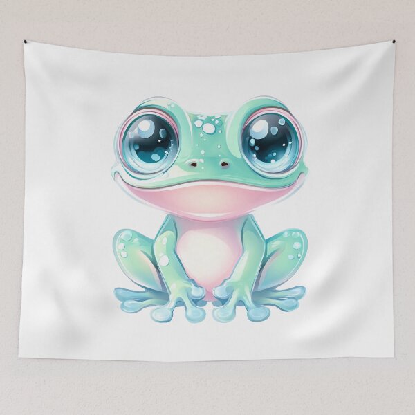 Item preview, Kawaii Frog – Aquatic Cuteness designed and sold by lylange.