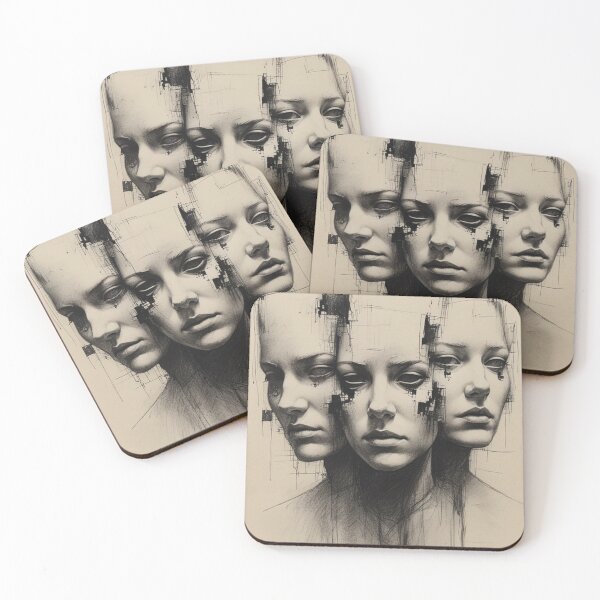 Item preview, Surreal Three-Faced Artwork designed and sold by PRINTPIC.