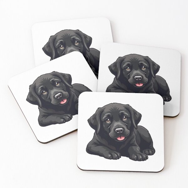 Item preview, Adorable Black Labrador Puppy – Loyal and Loving Companion designed and sold by ImaginPictura.