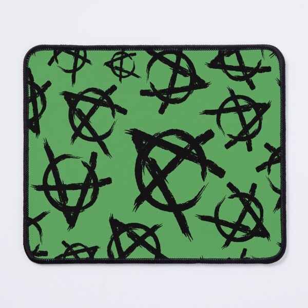 Item preview, Black Anti-Anarchy Symbol pattern designed and sold by Artbyminga.