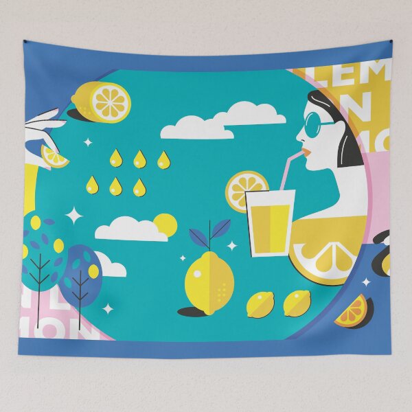 Item preview, Zesty Lemon Summer Vibes designed and sold by FinleyFound.