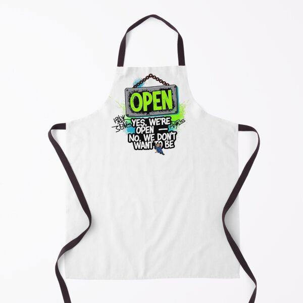 Item preview, Yes, We Are Open Sign - Urban Vibe Humor designed and sold by SolaoLab.