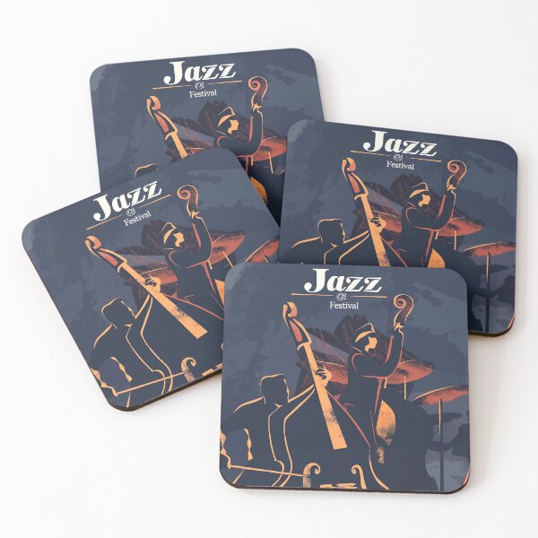 Item preview, Jazz Festival Poster – Soulful Double Bass Performance designed and sold by djovan.