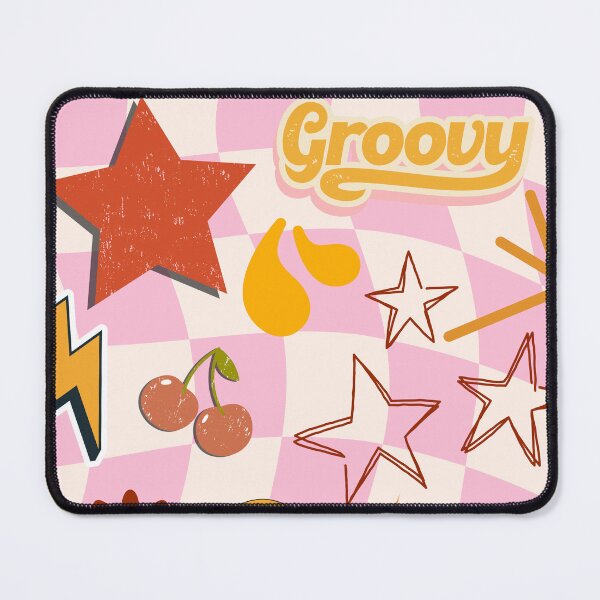 Item preview, Pink and Orange Retro Print designed and sold by chlocreate.
