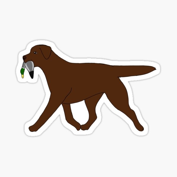 Item preview, Working Labrador Retriever Chocolate  designed and sold by CerasArtHouse.