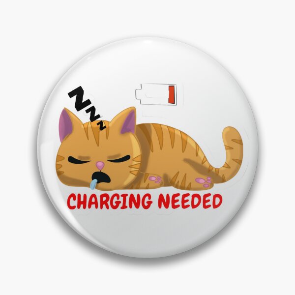 Item preview, Drained kitty charging needed designed and sold by Winged Creations.
