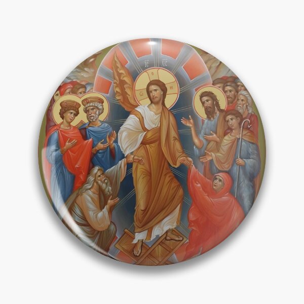 Vista previa del artículo con la obra «Resurrección de Jesucristo, Anastasis, icono ortodoxo», diseñado y vendido por orthodox-icon.