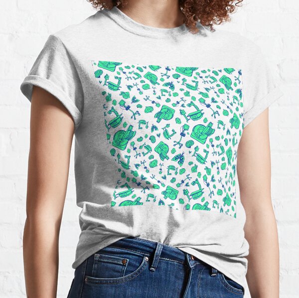 Item preview, Brain Heart Lungs and Diagnostic Machines BLUE GREEN designed and sold by LayerCakeDigDes.