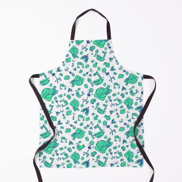 Item preview, Brain Heart Lungs and Diagnostic Machines BLUE GREEN designed and sold by LayerCakeDigDes.