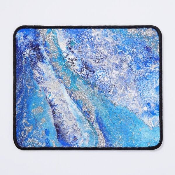 Item preview, Starlit Waters: Abstract Blue Serenity designed and sold by PrintBubbleGK.