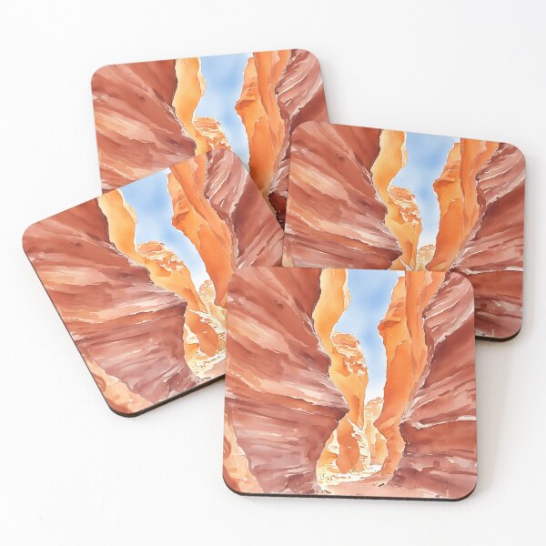 Item preview, Antelope Canyon Utah Arizona Watercolor designed and sold by Magnolia Valley Art.