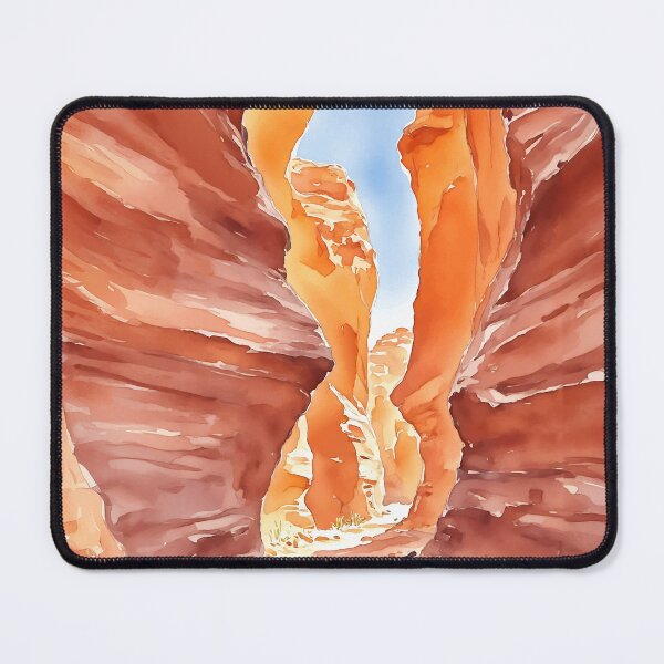 Item preview, Antelope Canyon Utah Arizona Watercolor designed and sold by Magnolia Valley Art.