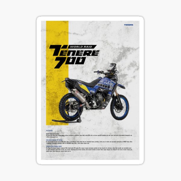 Item preview, Ténéré 700   designed and sold by iconicmachines.