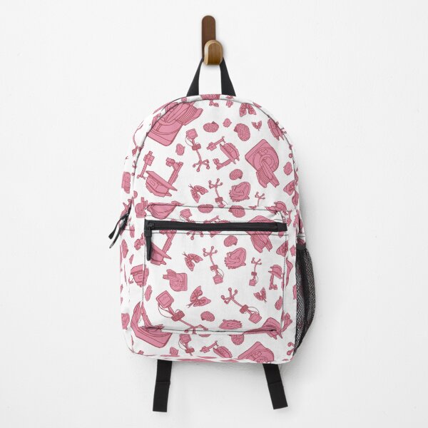 Item preview, Brain Heart Lungs and Diagnostic Machines RED PINK designed and sold by LayerCakeDigDes.
