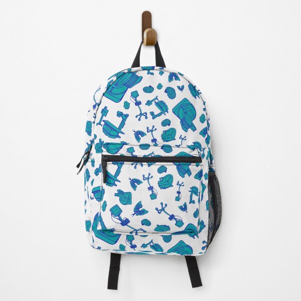 Item preview, Brain Heart Lungs and Diagnostic Machines TEAL GREEN designed and sold by LayerCakeDigDes.