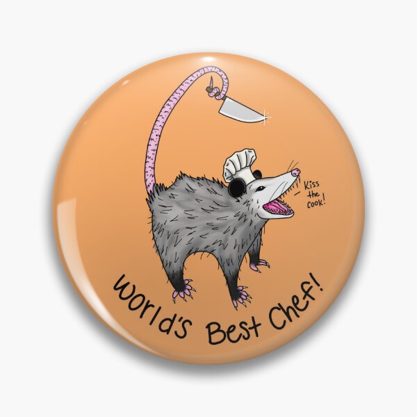 Item preview, World's best chef possum  designed and sold by MoonBunniMagic.
