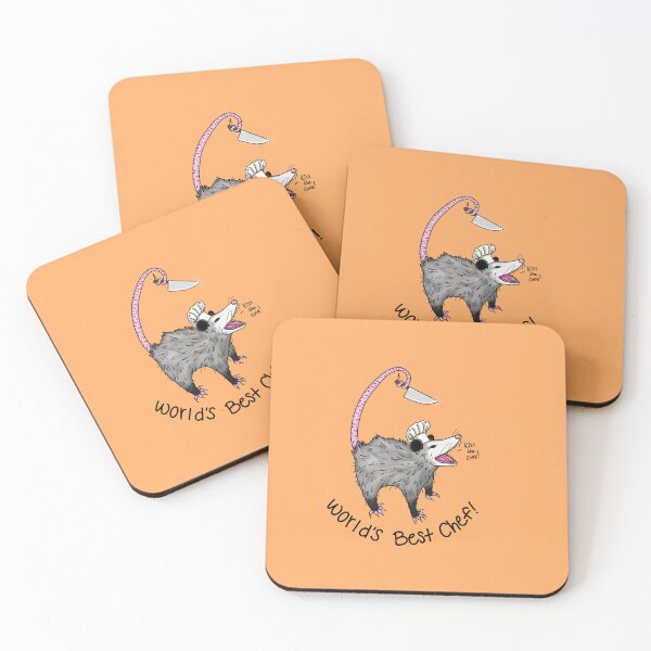 Item preview, World's best chef possum  designed and sold by MoonBunniMagic.