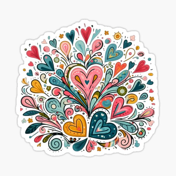 Thinking of you with Love! Sticker