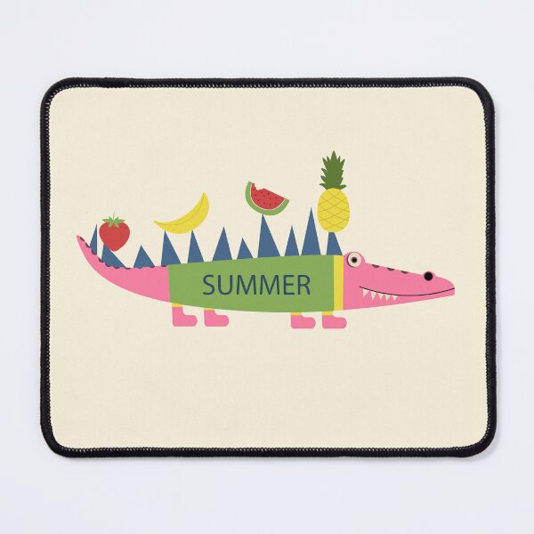 Item preview, Summer Illustration Crocodile with Fruits designed and sold by AlginaPugachova.