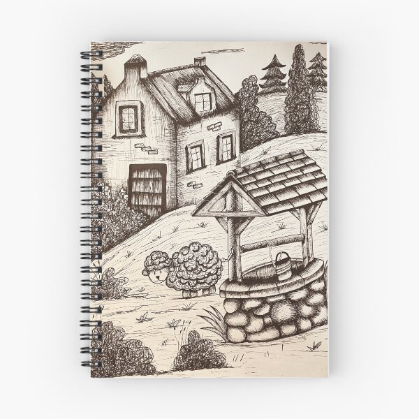 Item preview, black and white landscape designed and sold by Guti-nine.