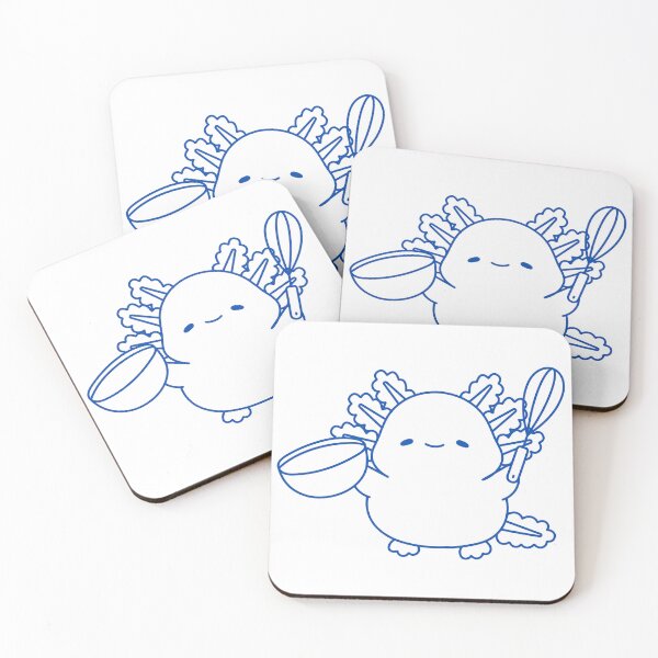 Item preview, cooking axolotl  designed and sold by broadwaygirl142.
