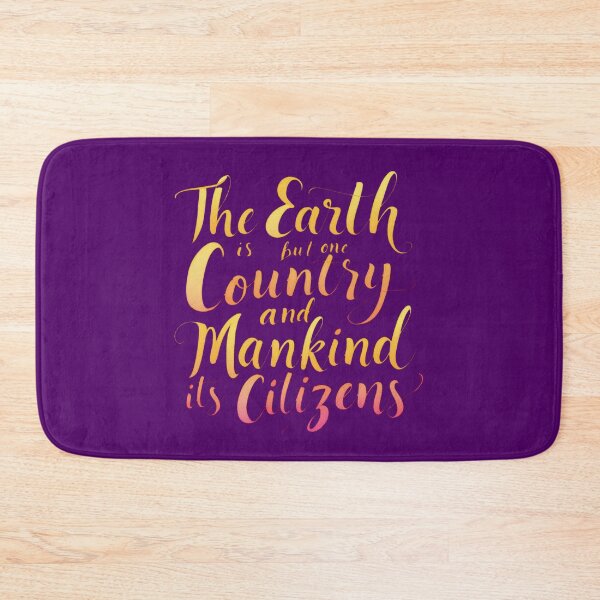 Item preview, Bahá’í Quote - The Earth is but one Country, and Mankind its Citizens designed and sold by nature. electrified..