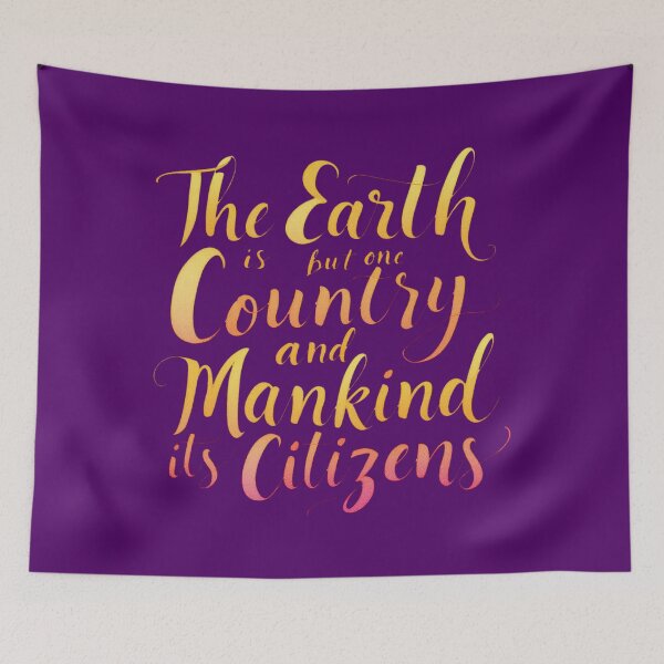 Item preview, Bahá’í Quote - The Earth is but one Country, and Mankind its Citizens designed and sold by nature. electrified..