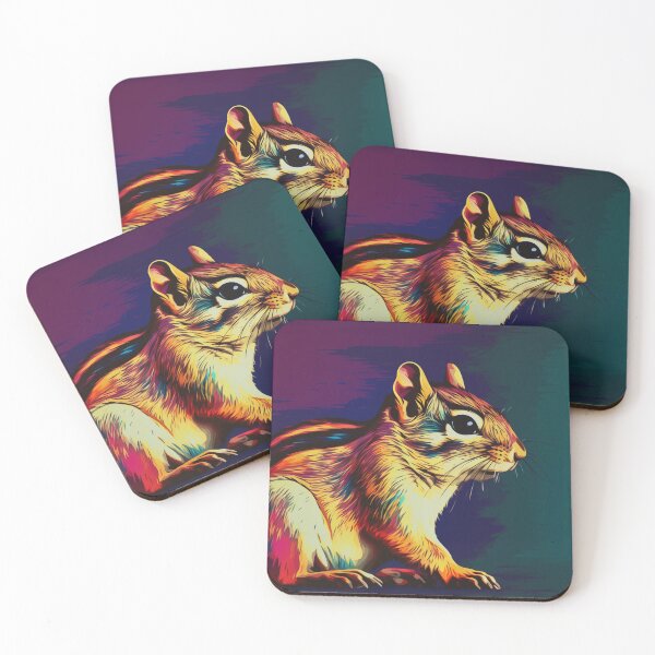 Item preview, Chipmunk Popart designed and sold by RedHandedOD.