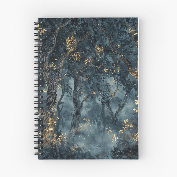 Item preview, The Gilded Enchanted Forest designed and sold by oanaunciuleanu.