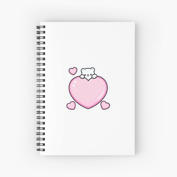 Aperçu de l'œuvre Cœurs d'amour ours kawaii créée et vendue par wewatchthemoon.