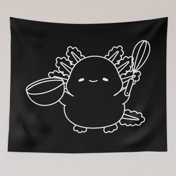 Item preview, cooking axolotl  designed and sold by broadwaygirl142.
