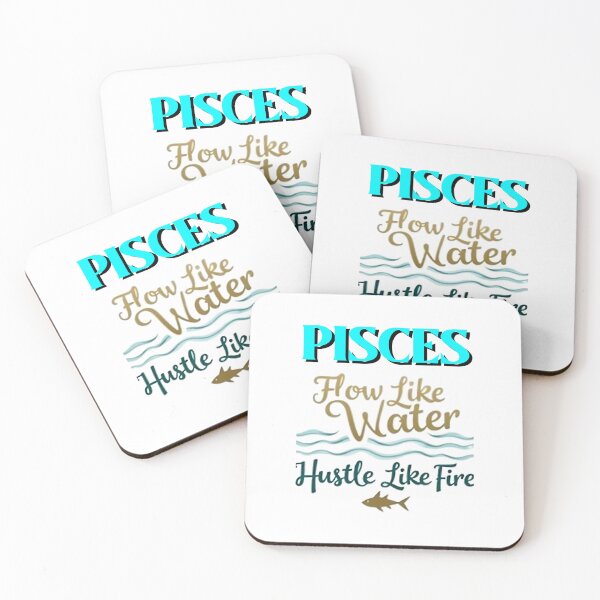 Item preview, Pisces Flow Like Water Hustle Like Fire designed and sold by gogettadriptees.
