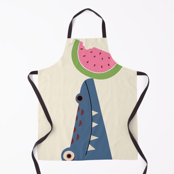 Item preview, Cute Crocodile and Watermelon designed and sold by AlginaPugachova.