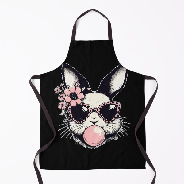 Item preview, Easter Bunny Blowing Bubble Leopard Glasses designed and sold by TomFrontierArt.